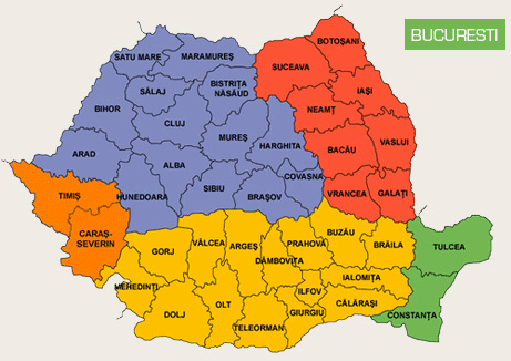 harta locurilor de munca in romania
